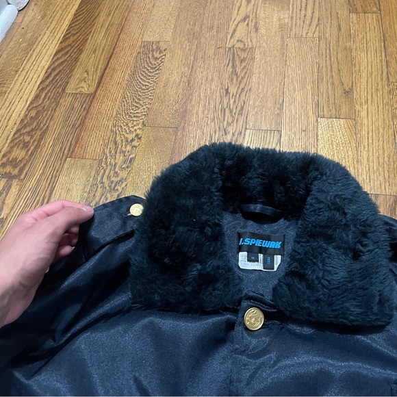 Vintage Navy Blue Bomber Jacket.This jacket by is very comfortable, and cozy! - Picture 4 of 8